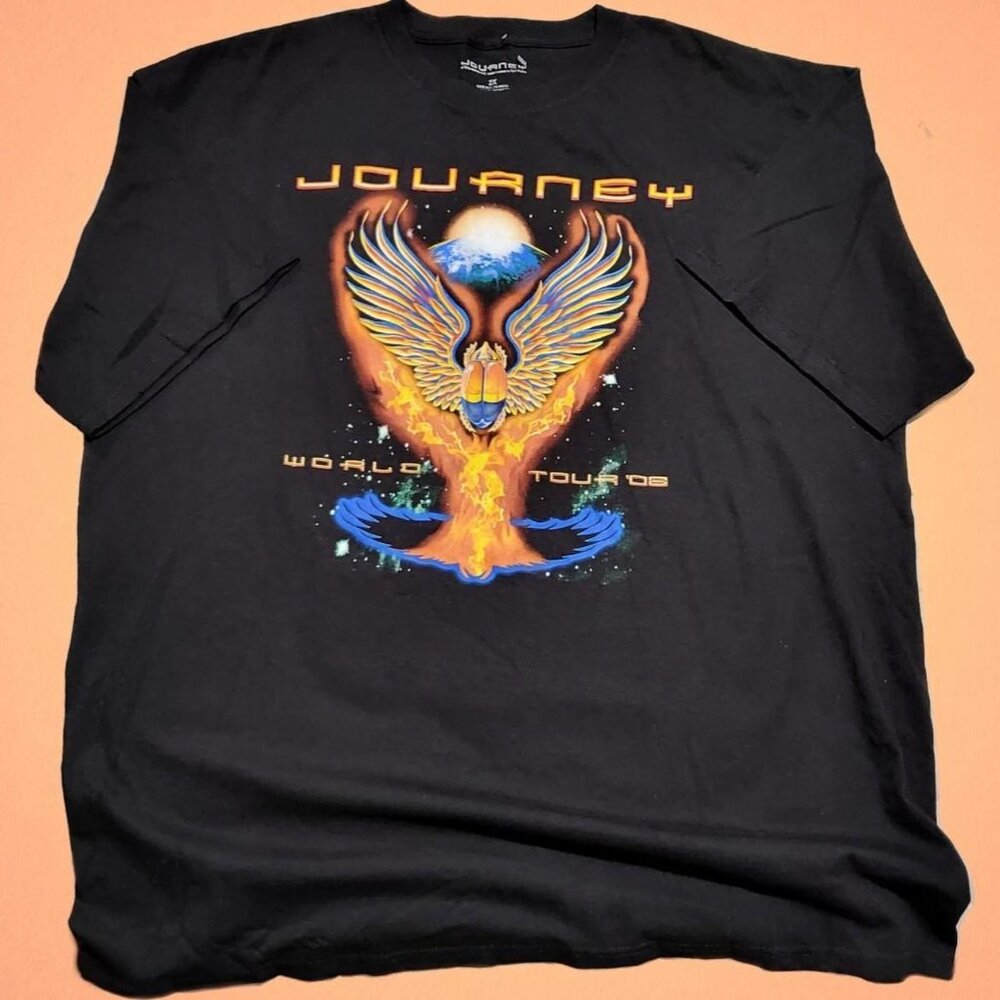 Licensed Journey World Tour 2008 '08 band tee